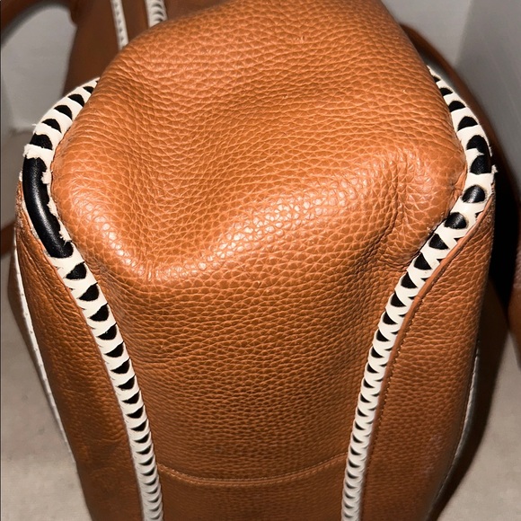 Kate Spade Sheffield Dorma white trim Tote Cognac - Picture 14 of 16